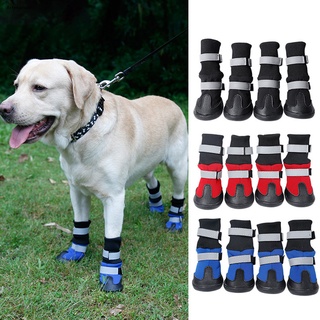 D 4 pzs botas de nieve antideslizantes impermeables para invierno/Protector de pata de perro/suministros para mascotas