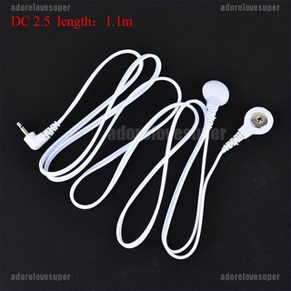 AD1MX 1pc electrode lead wires connecting cables for tens therapy machine 2.5mm 2-way 210907