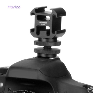 [Hot-MA]Ulanzi Cámara 3 Hot Shoe Mount adaptador micrófono LED luz de vídeo para cámara DSLR (6)