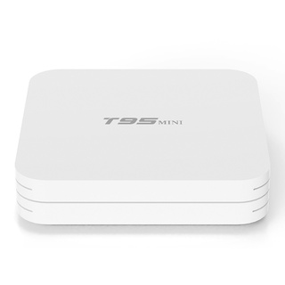 (extremechallenge) t95 mini h313 set top box android 10.0 2.4g wifi 1gb 8gb smart media player