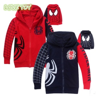 Nkodok Spiderman abrigo niños niño suave completo Chamarra de algodón moda araña impresión Cardigan