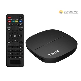 Tanix A3 Android 10.0 TV Box Allwinner H313 Cortex-A53 1GB/8GB 2.4G WiFi 100M LAN H.265 VP9 decodificación HD Media Player Set Top Box