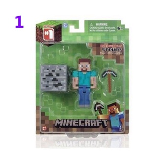Minecraft Creeper Steve Iron Golem Enderma Toy Set Mine Craft Kids Puzzle Assembled Minifigure (6)
