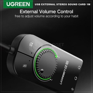 Ugreen 50599 tarjeta de sonido Usb externa adaptador de Audio externo