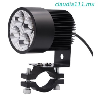 claudia111 Universal Super bright 12V Motorcycle LED Light Driving Fog Spot Headlight 4 LED Bulb Light Lamp