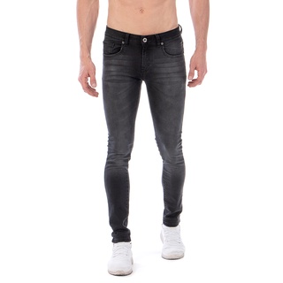 Pantalón Jeans De Mezclilla Stretch Opps Jeans Hombre Negro Stone (1)