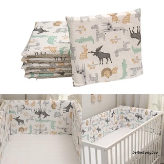 beibeitongbao 6 Pcs Baby Soft Cotton Crib Bumper Newborn Bed Cot Protector Pillows Infant Cushion Mat Nursery Bedding
