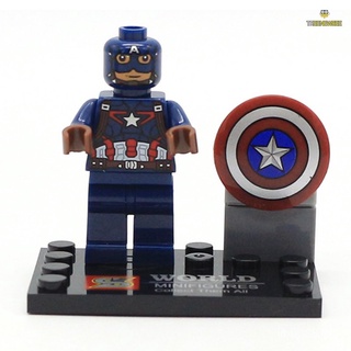 🔥Vendendo🔥Figure Toys Avengers Hulk Black Widow Beauty Team Director Children's Puzzle Assembled Building Block Minifigure Toys (5)