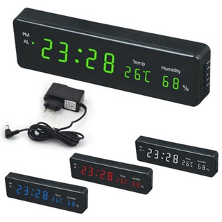 Reloj Despertador Electrónico LV Con Pantalla LED De Humedad Y