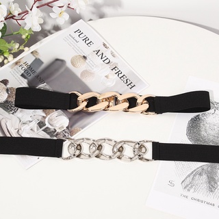 neathome moda cintura correa ajustable decorativa cintura elástico cinturones mujeres ropa decoración punk cintura cinturones estiramiento/multicolor (8)