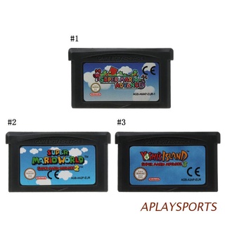 aplaysports game boy advance gba tarjeta de consola de videojuegos super mario advance 1/2/3