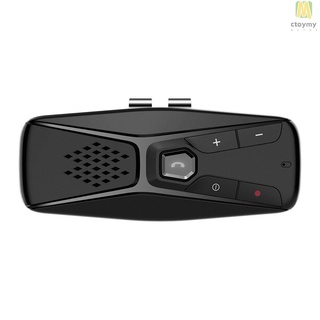 T823 BT In-Car Speakerphone Handsfree Car Kit Music Player Noise Reduction Supports Voice Assistant