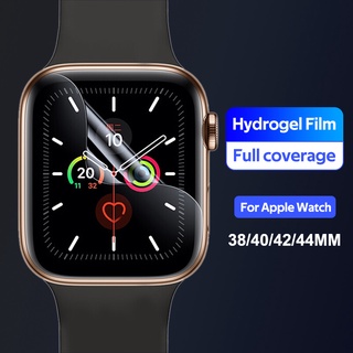 apple watch protector de pantalla de hidrogel película de 38 mm 40 mm 44 mm 42 mm serie iwatch película de tpu (no vidrio suave templado) película para iwatch 4/5/6/se protector de película