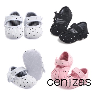 cz-baby girl zapatos de suela suave, linda zapatilla de deporte antideslizante, lazo recién nacido