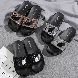 Verano tendencia sandalias de las mujeres antideslizante zapatillas de fondo plano zapatillas coreanas