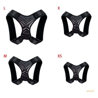 attack 2019 brace soporte cinturón ajustable espalda corrector de postura clavícula columna espalda hombro lumbar corrección de postura para hombres mujeres