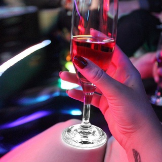 botella luminosa led luz taza pegatina estera bar club posavasos decoración fiesta k0d2