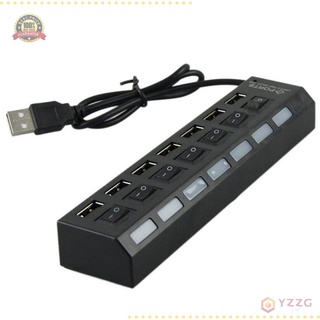 [0906] Concentrador USB Multi USB divisor 4/7 puertos expansor múltiple USB 3 Hab (1)