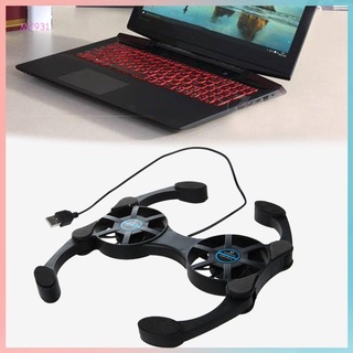 Mini Foldable USB Cooling Fan Octopus Notebook Cooler Cooling Pad Stand Double Fans For Notebook Laptop