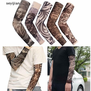 [seyj] tatuaje enfriamiento mangas brazo cubierta baloncesto golf deporte uv protección solar mangas cxb