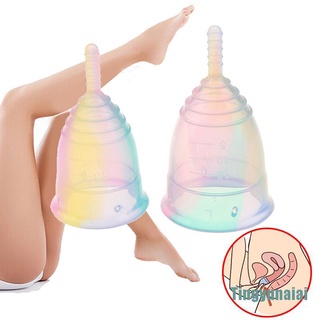 [Tingyunaiai] taza Menstrual suave Multicolor de silicona para higiene femenina, taza reutilizable