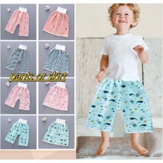 Diaper-proof pants and diaper skirt. Can be washed. Good fabric. Comfortable to wear.