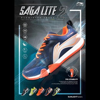 Li-Ning SAGA LITE 2 zapatos de bádminton forro SAGA LITE 2