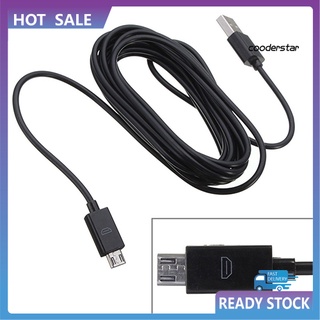 Yx-Bg - Cable de alimentación Micro USB de 118 pulgadas para PS4 Xbox One (1)