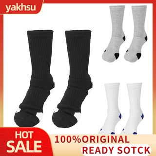 Yakhsu 1 Par calcetines deportivos para correr Elásticas con cuello transpirable unisex