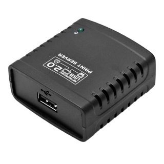 USB 2.0 LRP Print Server Share A LAN Ethernet Networking US Plug