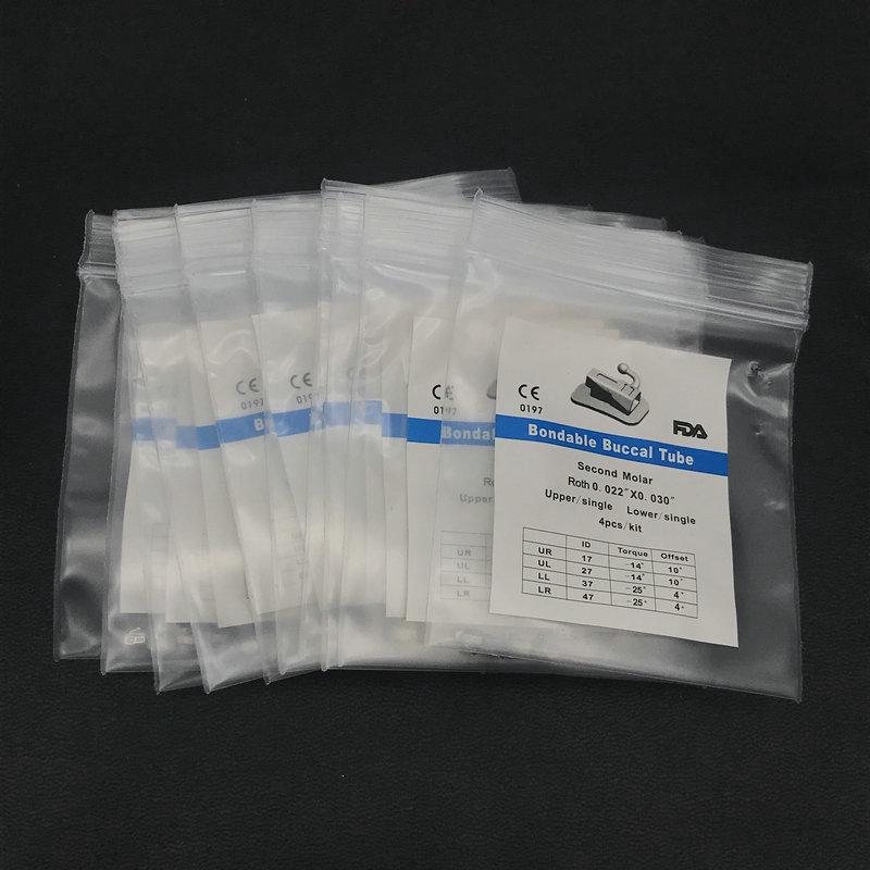 10 paquetes de ortodoncia bucal tubo adhesivo Roth/MBT/Edgewise 0.022 1st/2o (2)