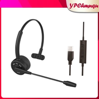 [venta caliente] auriculares bluetooth v5.0 pro con micrófono usb cable de carga de batería incorporada teléfono auriculares para el hogar