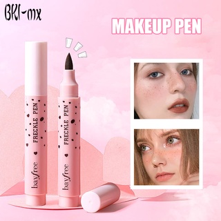 2 Colors Freckle Makeup Pen Soft Sponge Head Natural High Simulation Faux Freckle Waterproof Long-lasting Makeup Tool