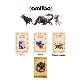 Nintendo Monster Hunter Rise Amiibo Card Makaimagado / Palamute / Polico NS