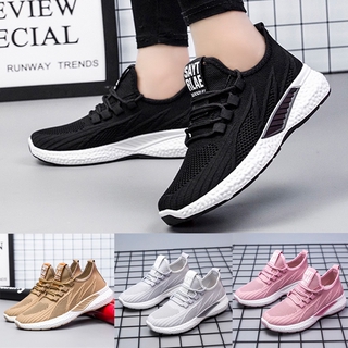 ♛fiona01♛ Couples Women Mesh Casual Lace-Up Sport Shoes Runing Breathable Shoes Sneakers