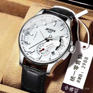 Reloj de marca famosa suizo de alta gama para hombre, reloj de hombre importado totalmente automático impermeable, luminoso, reloj de hombre de negocios