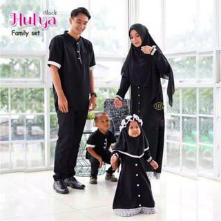 Hulya Family Set última ropa uniforme de la familia/pareja de familia/traje moscrepe encaje/camisa de dobladillo