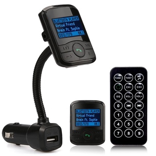Kit LCD para coche reproductor MP3 Bluetooth transmisor FM desbloqueador SD USB Remoto