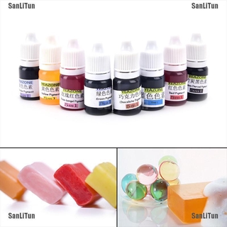 <SanLiTun> 5Ml hecho a mano jabón tinte pigmentos líquido colorante Kit de herramientas materiales seguros Diy
