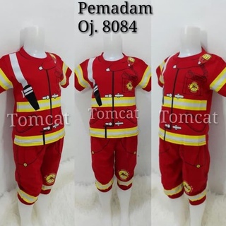 Camiseta/traje para los ajustes profesionales de los bomberos de los niños
