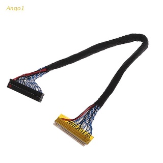 anqo1 8 bit lvds cable fix-30 pin 2ch para controlador de panel lcd/led de 17-26 pulgadas 25 cm