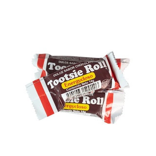 Dulce Tootsie Roll Chicloso Chocolate 24 piezas 280g (4)