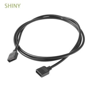 SHINY Universal Cable de extension Lampara Línea de la luz de tira Conector RGB Iluminacion Wire 4 - pin enchufe Cord LED