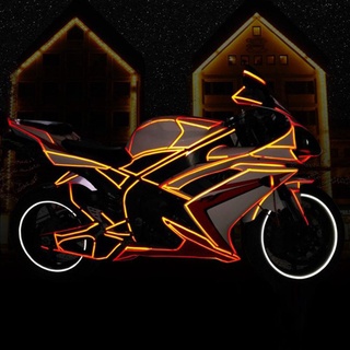dream 8m/26.2ft rueda reflectante pegatina cinta de llanta para bicicleta coche motocicleta