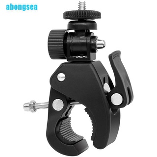 Abongsea - soporte de abrazadera de tornillo de liberación rápida para manillar de bicicleta (1/4, trípode para cámara DV)