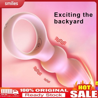 smiles Plug Anal suave Universal silicona vibración femenina masajeador de próstata para el día de san valentín