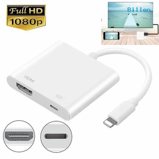 Billen HD 1080P Digital AV Screen Mirroring Display for iPhone to HDMI-compatible Adapter Cable
