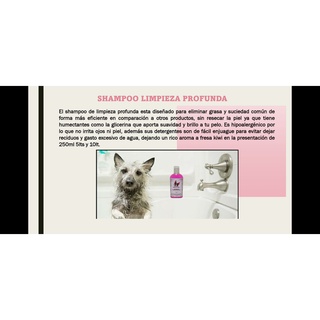 Shampoo Para Mascotas Limpieza Profunda 250ml