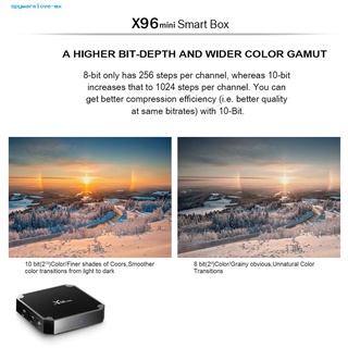 spywarelove práctico Set-top TV Box compatible HD 1GB+8GB WiFi 4K S905W Quad Core Smart TV Box diseño Simple