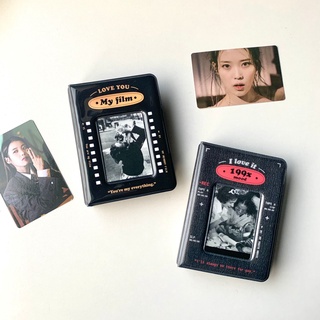 Ins Retro Estilo Negro 3 Pulgadas Polaroid Álbum De Fotos Mini Película Kpop Idol Tarjeta Libro De Almacenamiento (2)